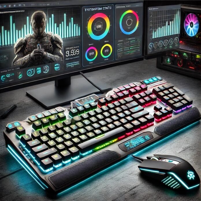 gaming keyboard screen