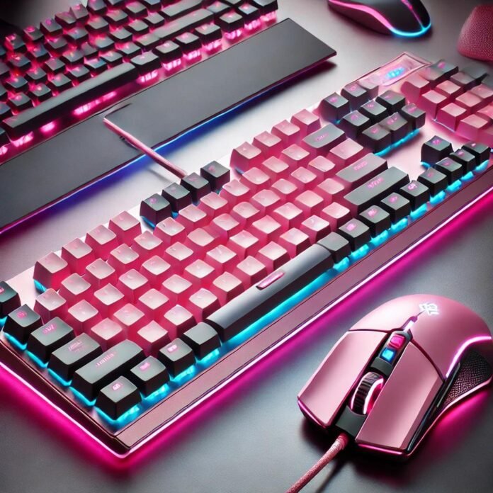 pink gaming keyboards