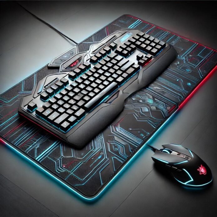 keyboard and mouse gaming pad